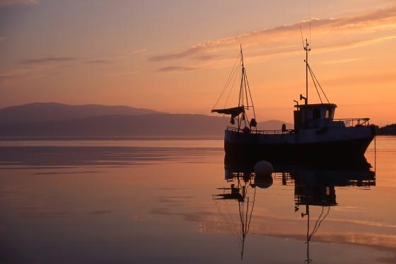 Fishing boat in norway