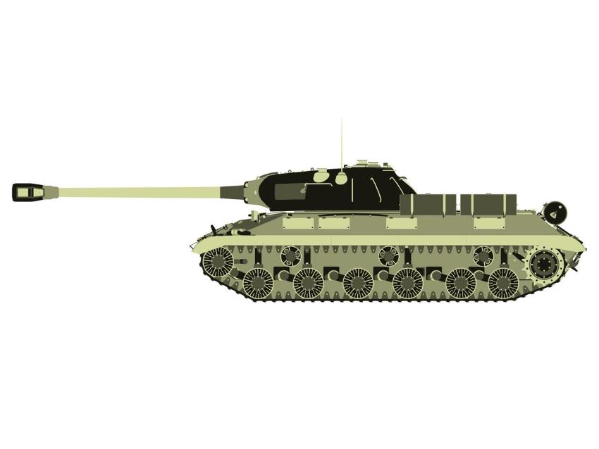 illustrasjon av en stridsvogn 