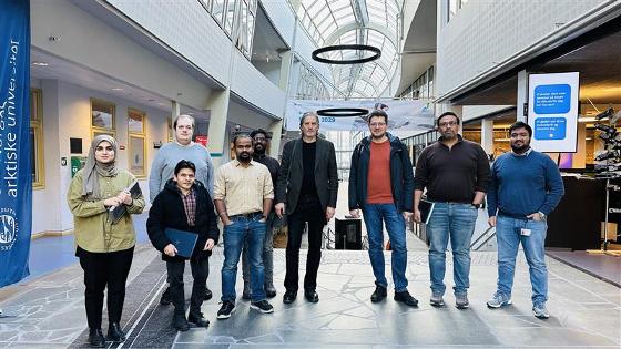 Prof. David Gray and Dr. Ciprian Zavoianu from Robert Gordon University visit UiT Narvik