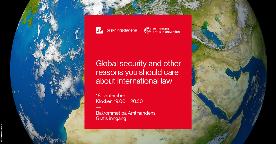 Illustrasjonsbilde for Global security and other reasons you should care about international law