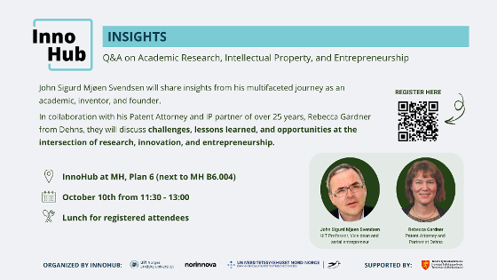 Illustrasjonsbilde for Q&A on Academic Research, Intellectual Property, and Entrepreneurship