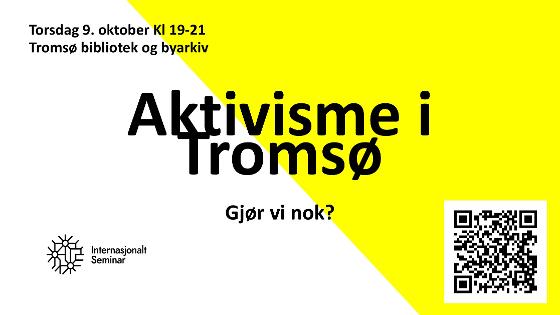 Illustrasjonsbilde for Debattmøte om drivkrefter bak politisk aktivisme i Tromsø / Debate meeting on the driving forces behind political activism in Tromsø