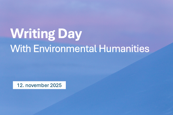 Illustrasjonsbilde for Writing day with environmental humanities