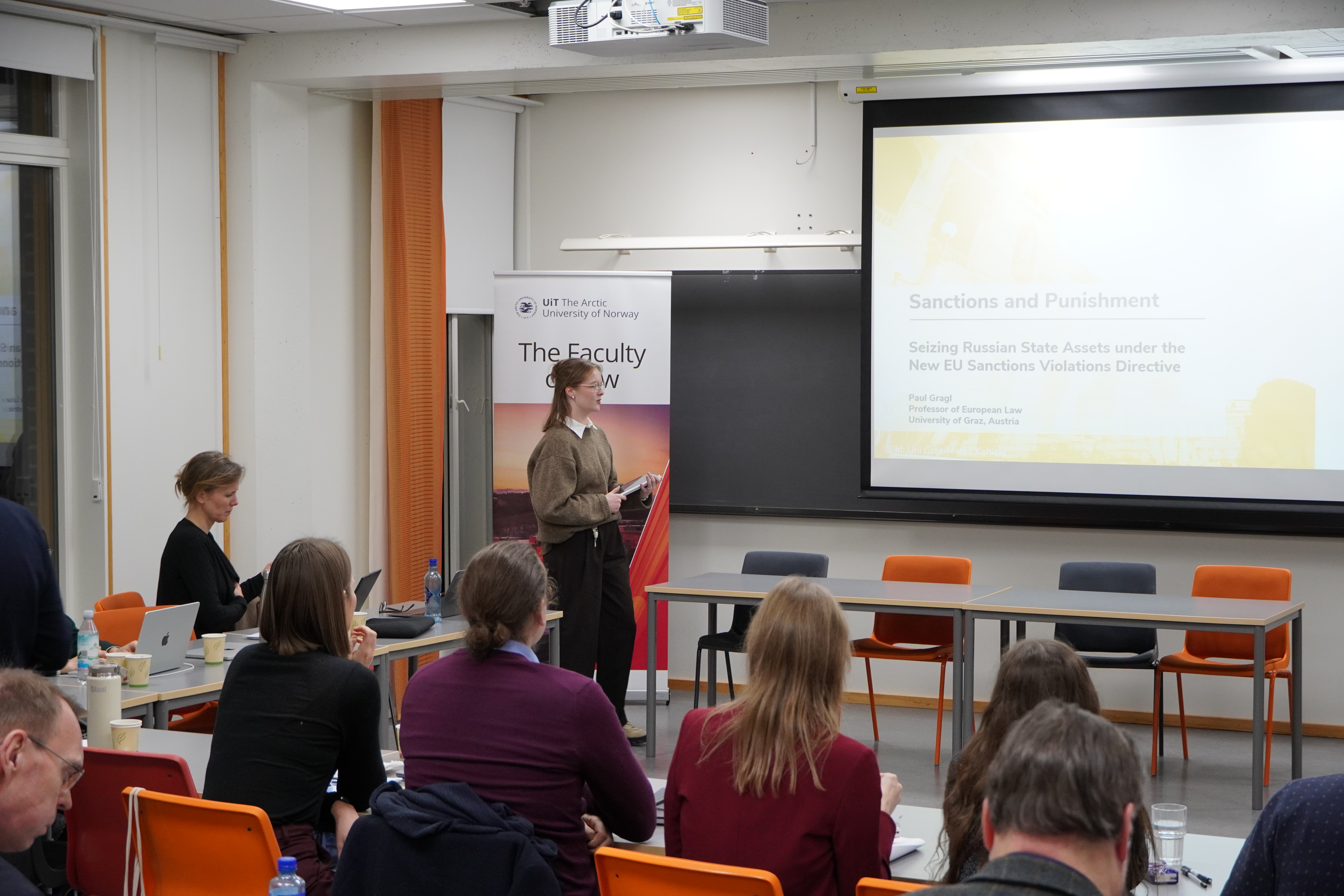 The next presentation is being presented by the seminar