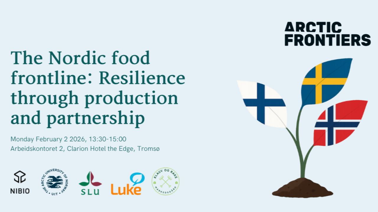 Illustrasjons-/bannerbilde for Arctic Frontiers - The Nordic Food Frontline: Resilience Through Production and Partnership