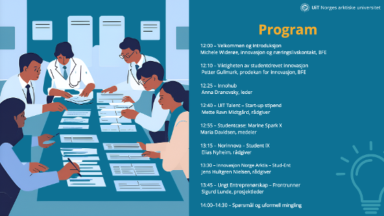 Illustrasjonsbilde for Studentinnovasjonsseminar