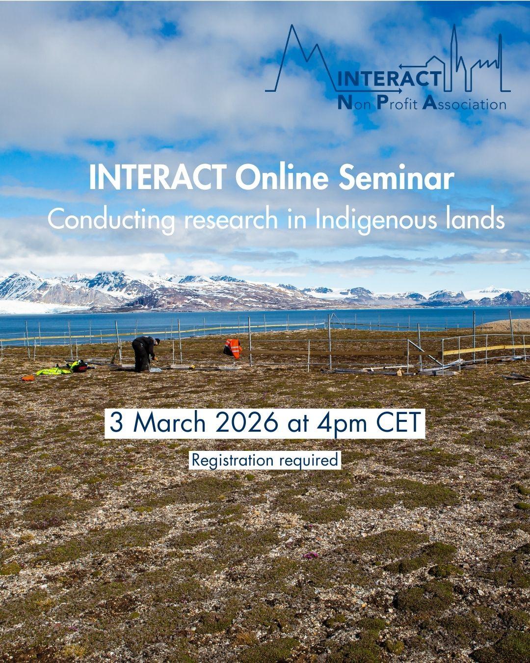 Illustrasjons-/bannerbilde for INTERACT Webinar: Conducting Research in Indigenous Lands