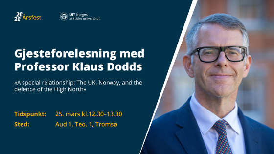 Illustrasjonsbilde for Gjesteforelesning: Æresdoktor Klaus Dodds