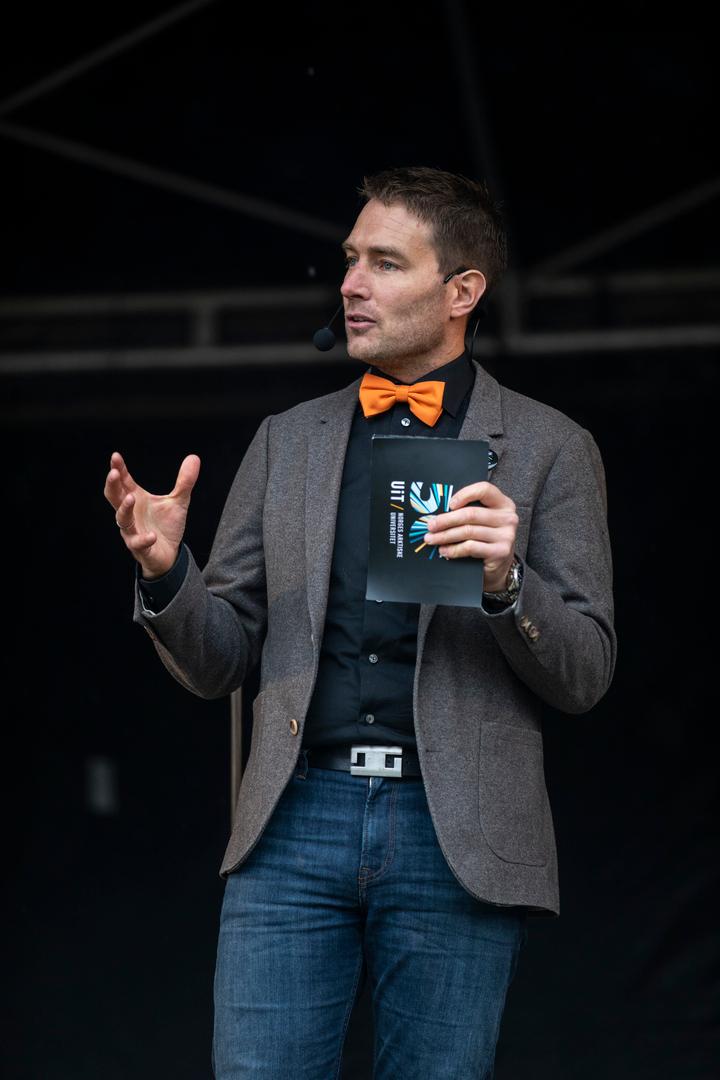 Audun Hetland p&aring; scenen