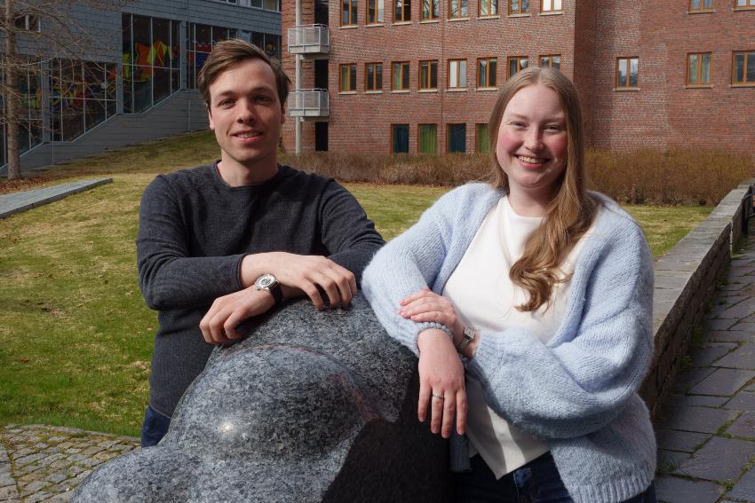 Henrik S&oslash;rland og Elise Eide